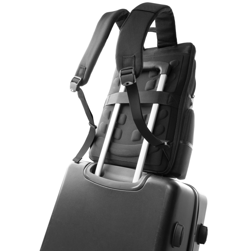 [CHÍNH HÃNG] Balo laptop 15.6 inch cao cấp Kingbag Lecce chất vải oxford kết hợp da thật kiểu dáng thời trang đẳng cấp