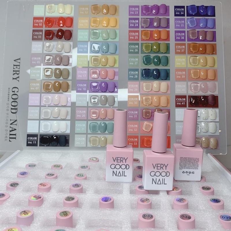 Set sơn gel very good nail 44 màu kèm bảng màu và base top