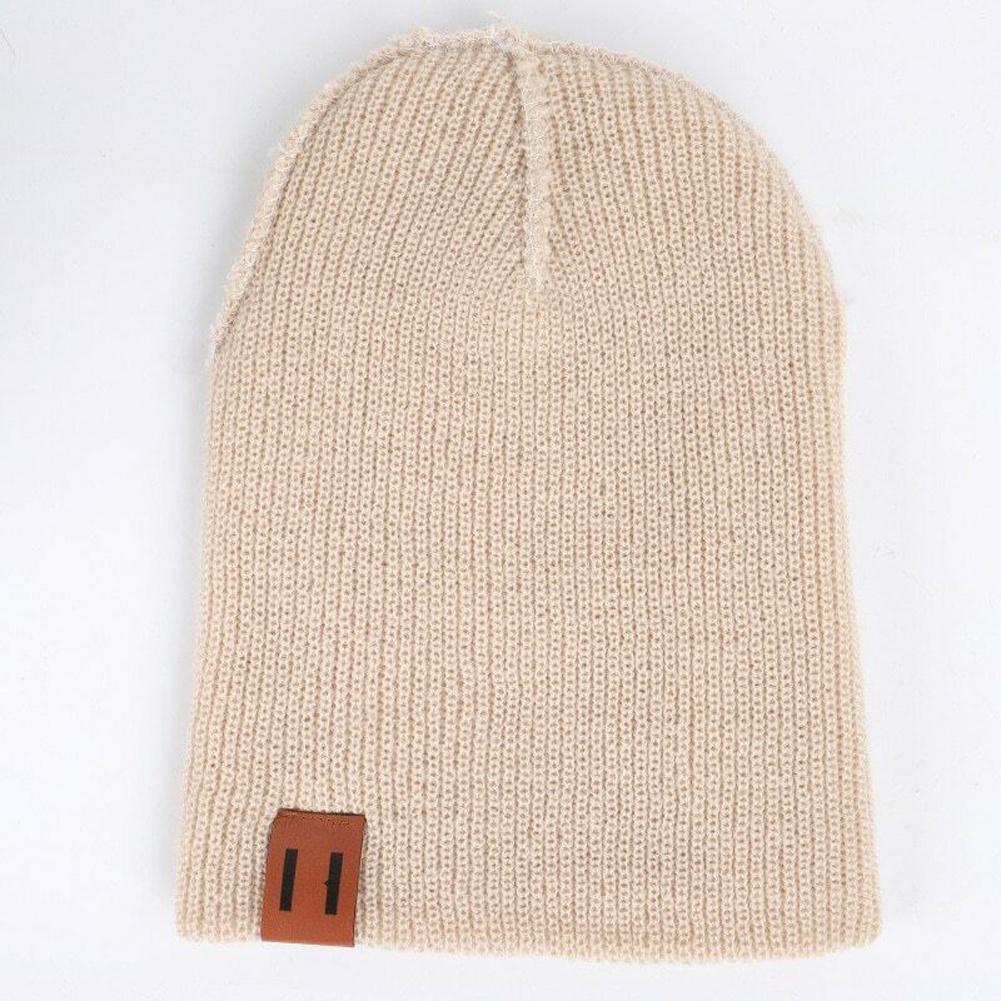 Mũ beanie dệt kim giữ ấm mùa đông cho bé