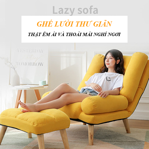 Ghế thư giãn, ghế sofa bọc tay, ghế bành thời trang mới phong cách hàn quốc