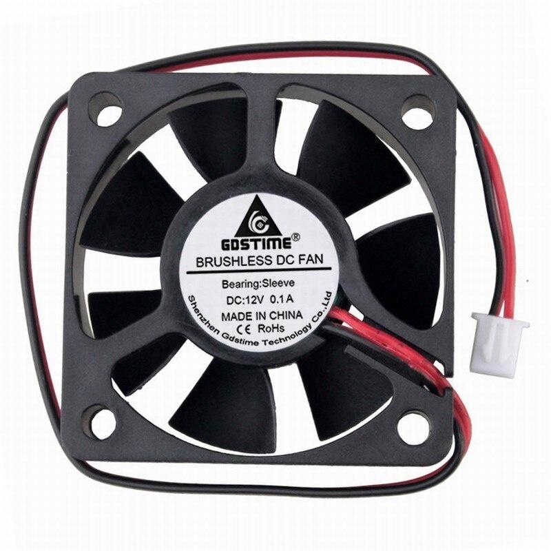 1 Pieces Gdstime DC 12V 50mm x 15mm 50x50x15mm Brushless Cooling Cooler Fan 5cm 5015