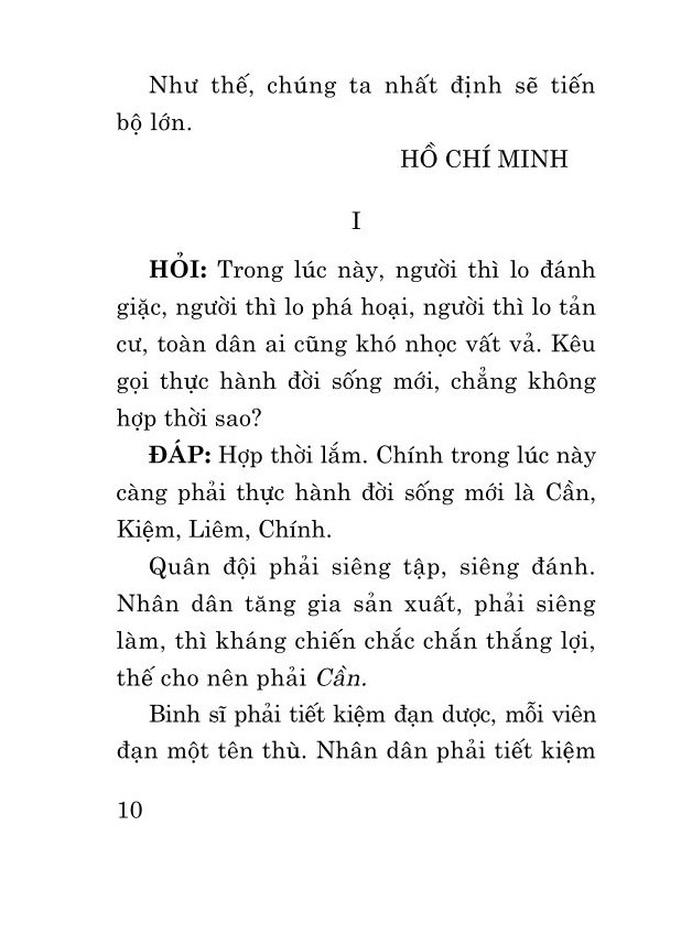 Thực hành cần, kiệm, liêm, chính (bản in 2024)