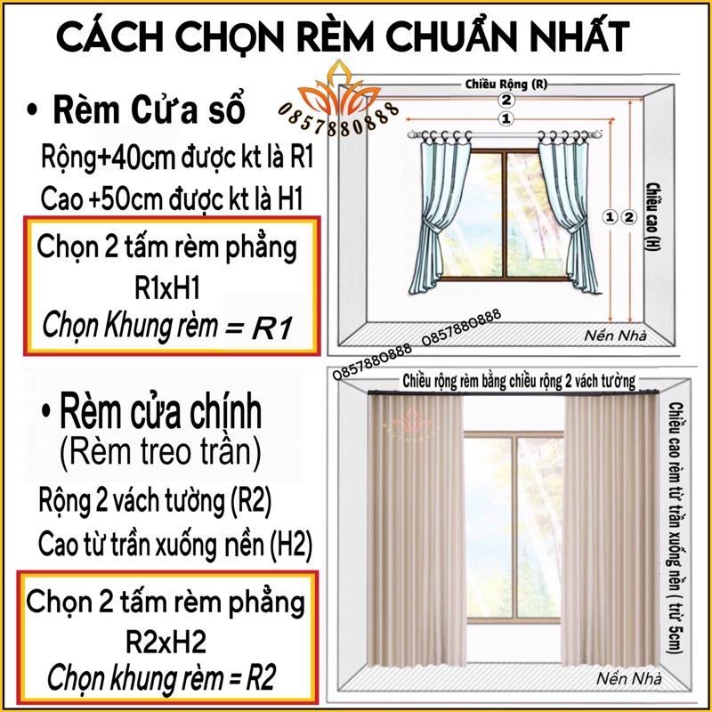 Rèm cửa phòng khách,phòng ngủ, Rèm cửa che nắng size lớn