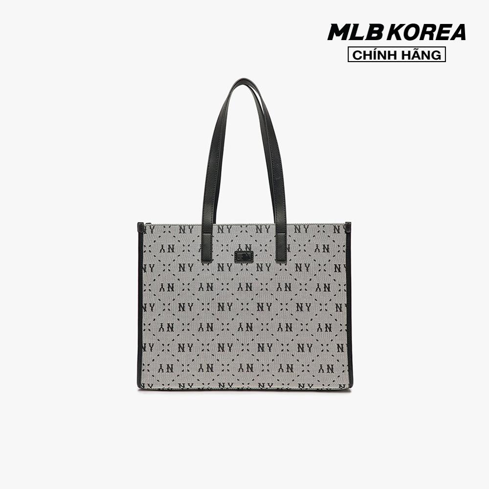 MLB - Túi tote unisex phom chữ nhật Big Diamond Monogram Jacquard 3AORL013N