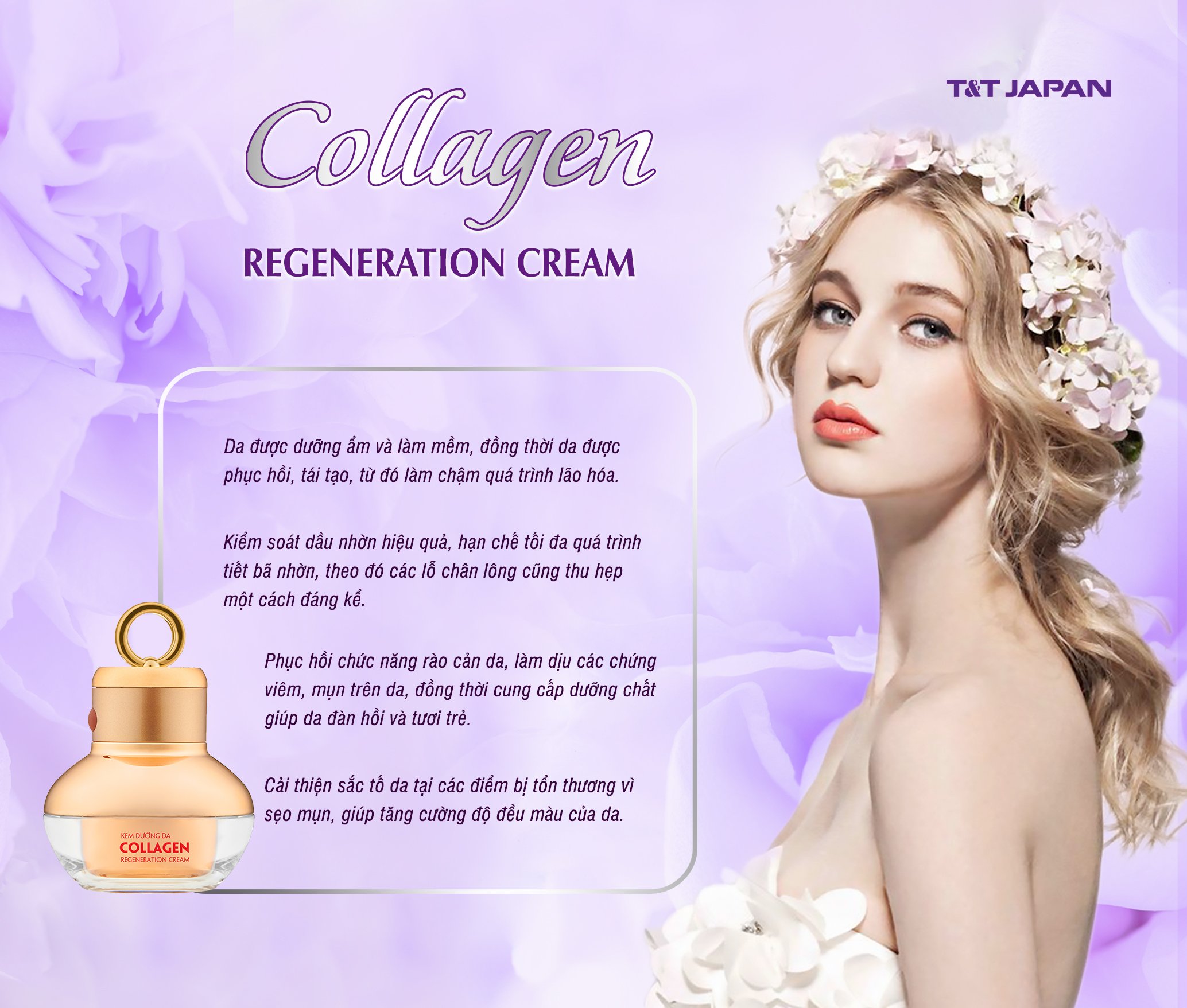 KEM DƯỠNG DA COLLAGEN REGENERATION CREAM