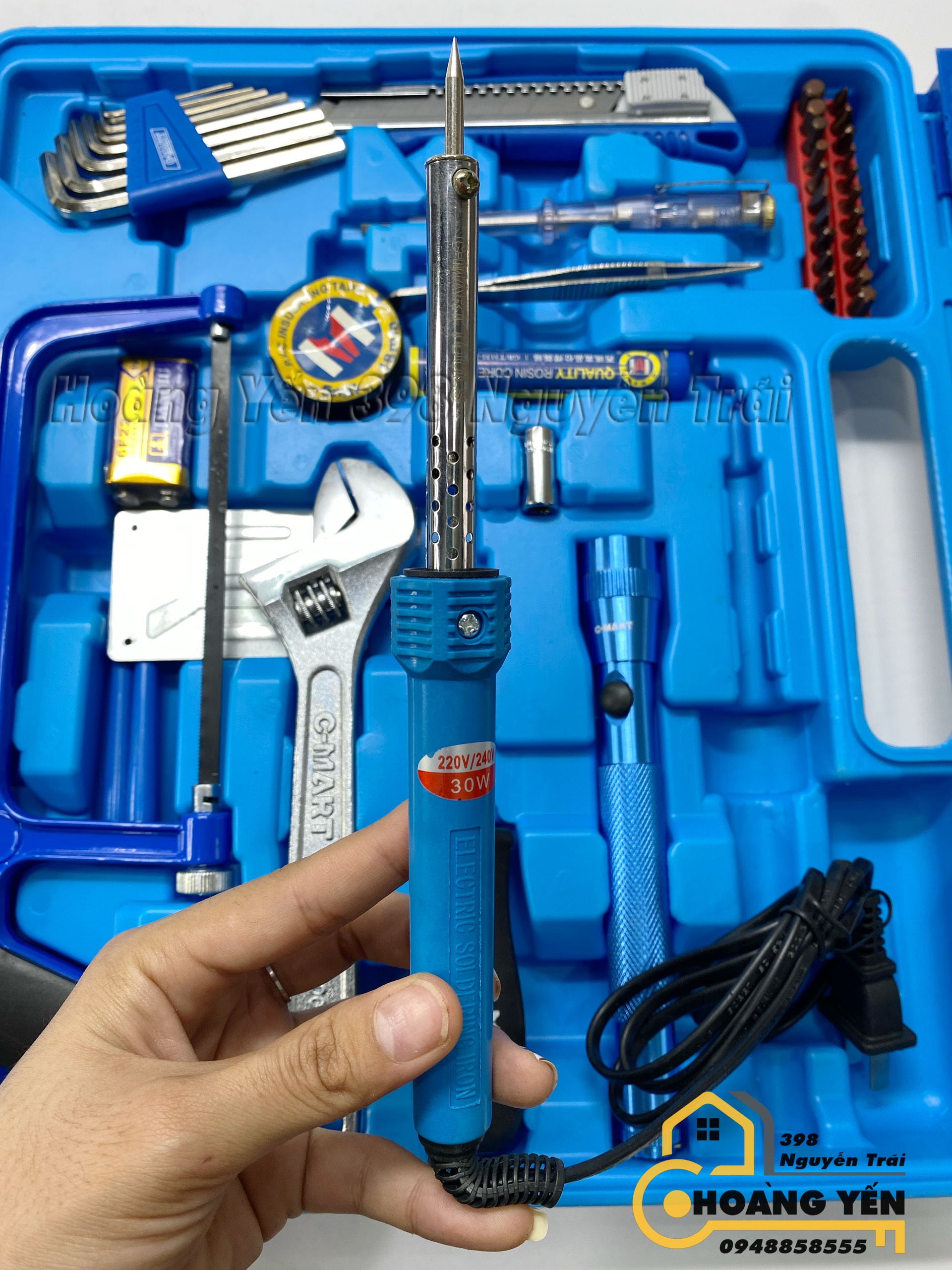 Bộ dụng cụ sửa chữa gia đình Bộ Dụng Cụ Sửa Chữa Đa Năng 59 chi tiết chính hãng C-MART