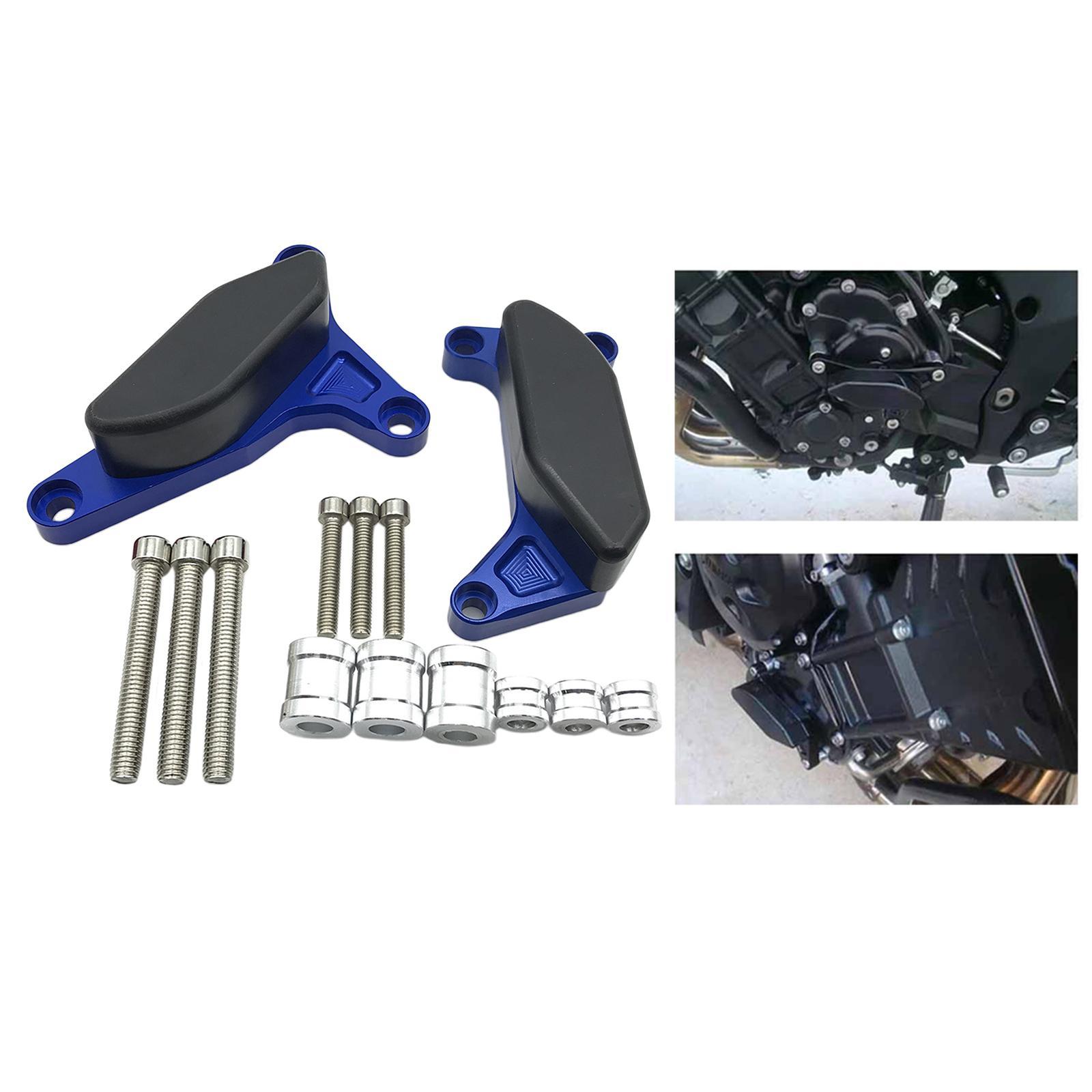 Motorcycle Engine Guard Slider Cover For Fazer 2006-2016 Black