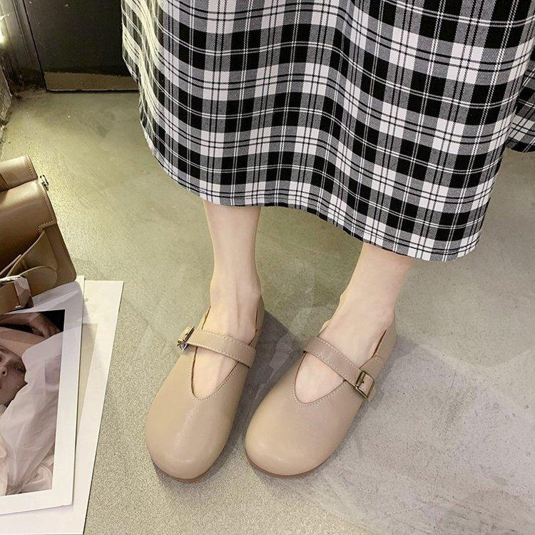 Giày búp bê mũi tròn phong cách đáng yêu cho nữ