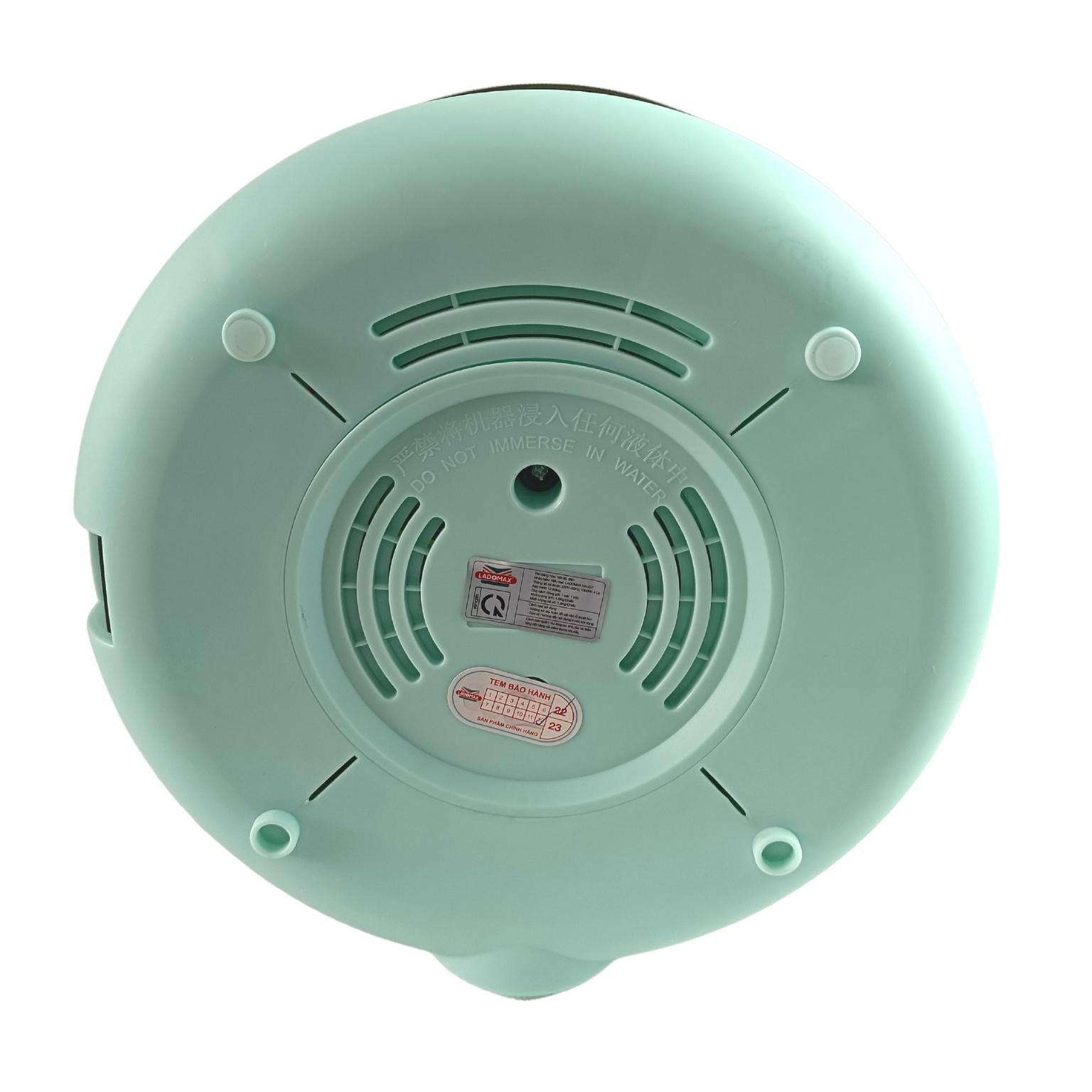 Nồi lẩu điện đa năng Ladomax, bếp lẩu điện mini dung tích 4 Lít công suất 1300W HA-237 - Hàng Chính Hãng