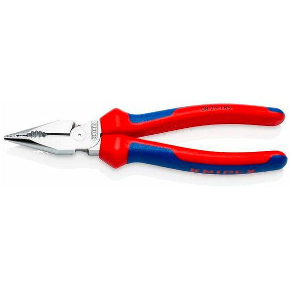 Kìm Đa Năng Mũi Thon Needle-Nose Combination Knipex 08 25 185 Lưỡi Cắt 61HRC