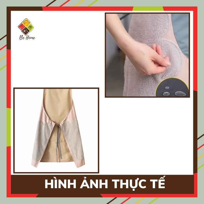 Tạp Dề Hình Hoa Chống Thấm Nước Và Dầu Tiện Lợi