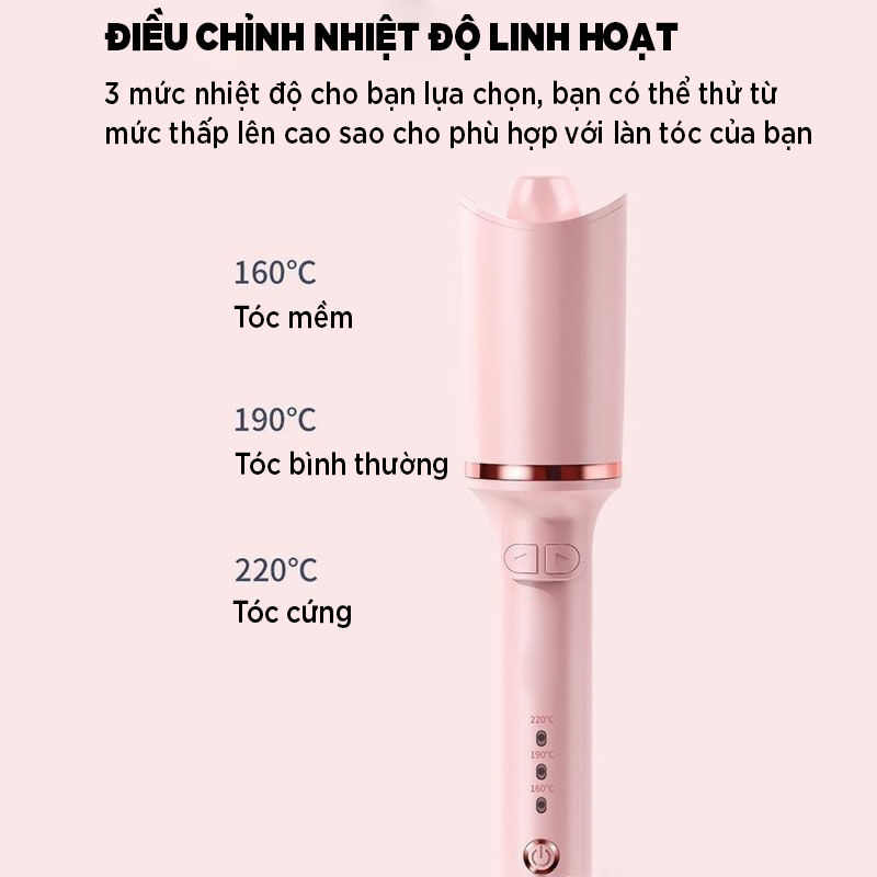 Máy Uốn Tóc Tự Động Thông Minh Thế Hệ Mới