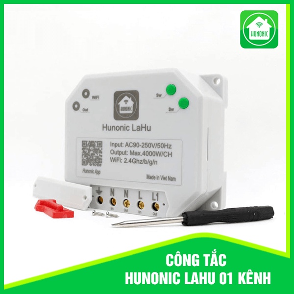 Công Tắc Thông Minh Công Suất Lớn 1 Kênh 4000W  bảo hành 12 tháng 1 đổi 1- Hàng Chính Hãng