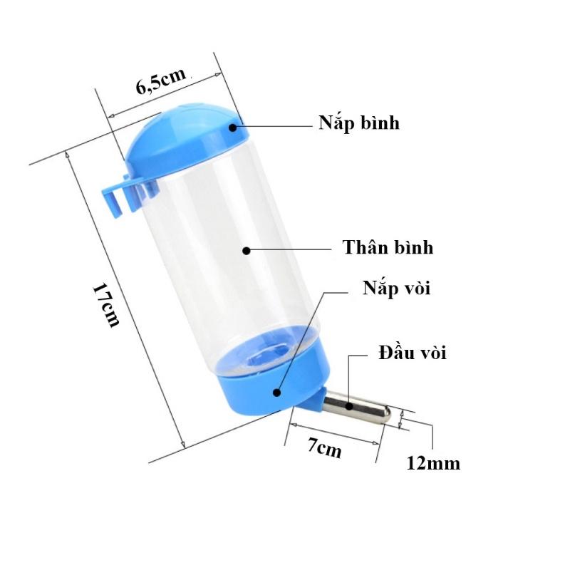 BÌNH NƯỚC TREO CHUỒNG bình uống nước tự động chó mèo vòi treo chuồng