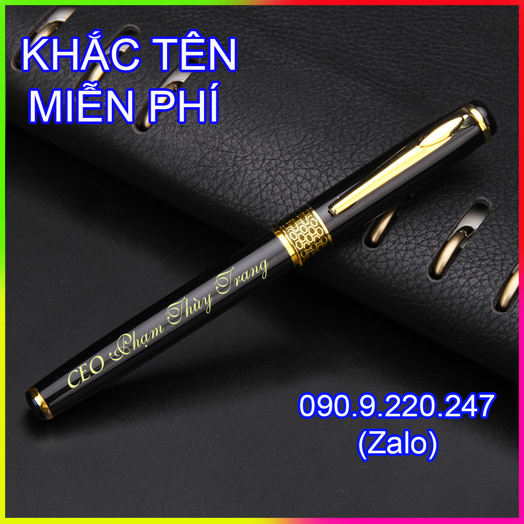 Bút ký khắc tên cao cấp thép nguyên khối LC002, sơn tĩnh cao cấp dành cho doanh nhân