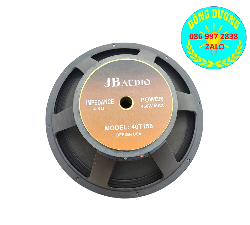 CỦ LOA BASS 40 JB AUDIO - TỪ 180 COIL 51MM - GÂN VẢI 3 XẾP -KHUNG NHÔM - BASS CĂNG - TIẾNG SÁNG