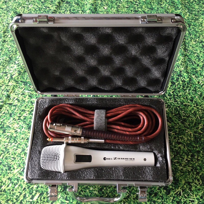 Micro có dây Sennheiser 868II-S - Thiết kế bắt mắt, sang trọng - Chất âm nhẹ, siêu sáng - Bắt âm nhạy, chống hú, chống nhiễu tốt - Dây dài 5m - Hàng nhập khẩu