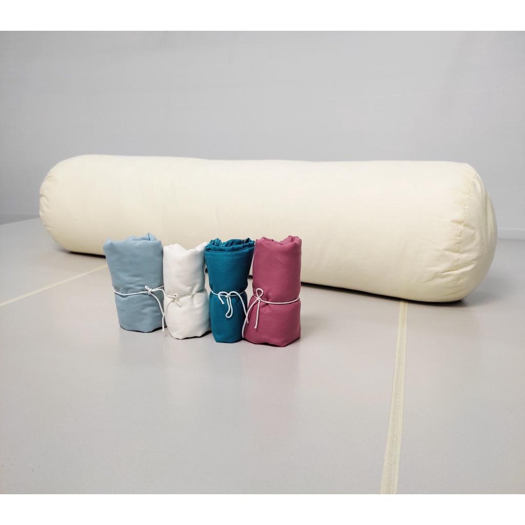 Vỏ gối ôm cotton tici 35x100cm giá siêu rẻ cho áo gối màu trắng