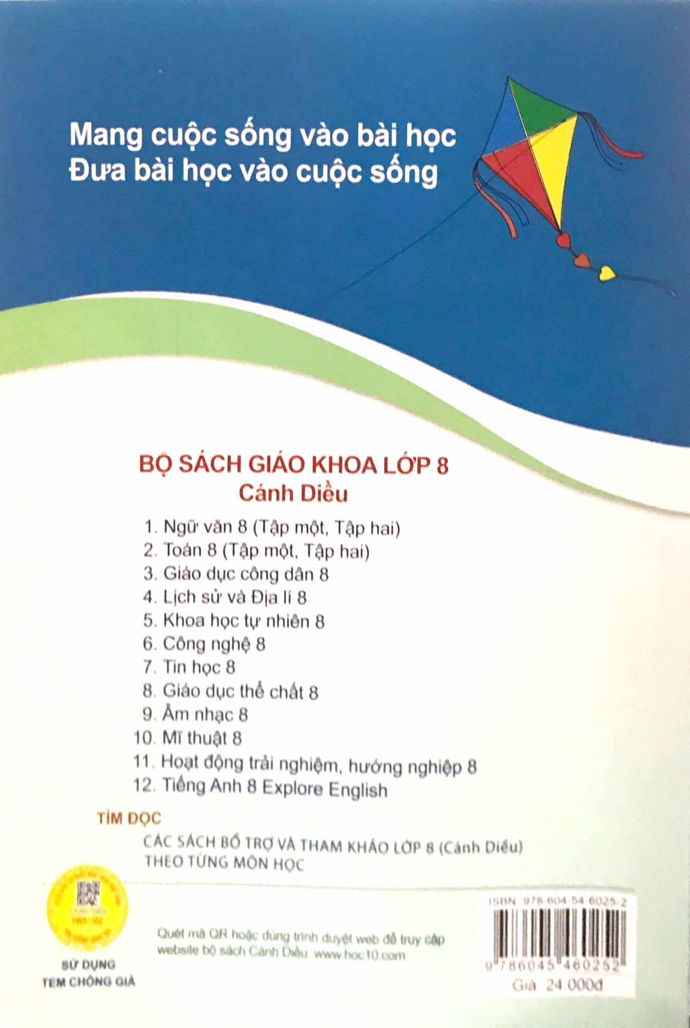 Sách Giáo Khoa Bài Tập Tin Học 8 (Cánh Diều) (Chuẩn)