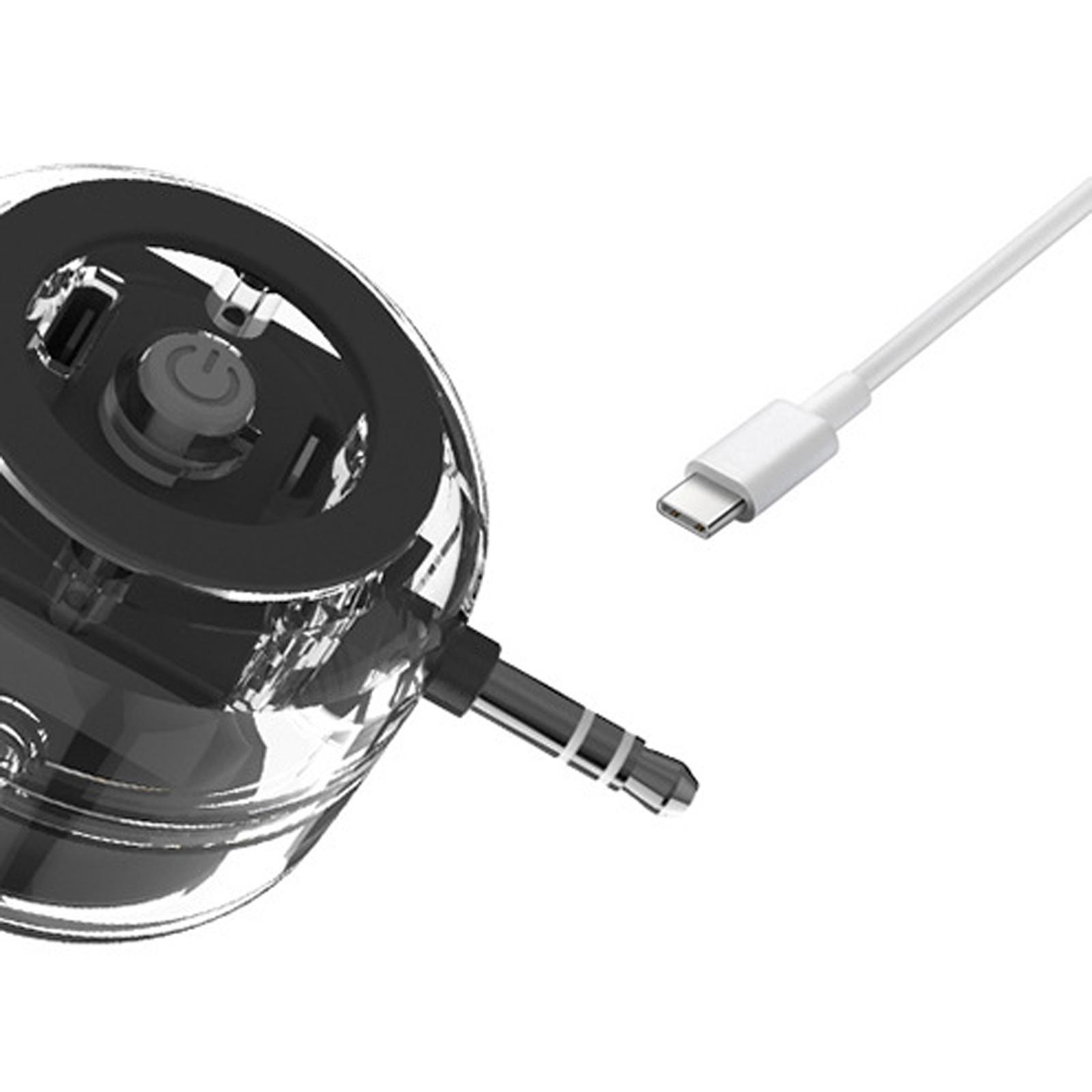 3.5mm Jack USB C Portable Plug in Mini Phone Speaker for Smartphone Computer