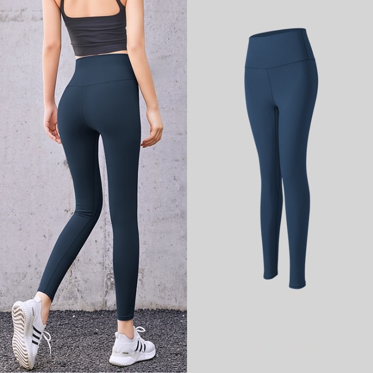 Bộ đồ tập Gym Yoga nữ 2 món, áo croptop dài tay CÓ MÚT ĐỆM và quần legging nâng mông GYM FASHION