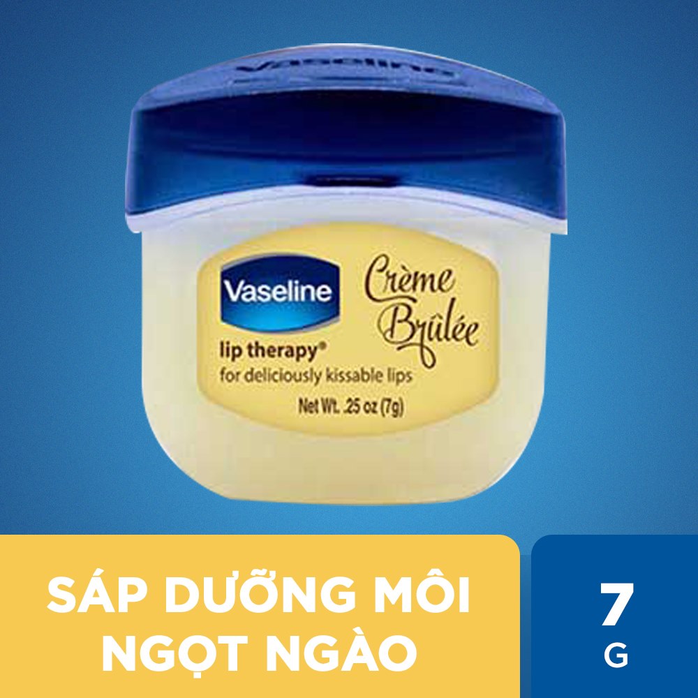 Bộ 2 sáp dưỡng môi Vaseline dạng hũ: Hồng Xinh và Ngọt Ngào