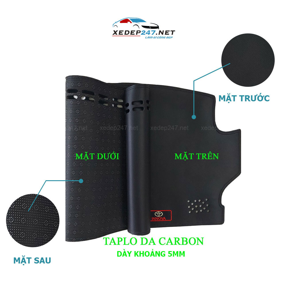 Thảm Taplo dành cho xe Mazda CX30 chất liệu Nhung, da Carbon, da vân gỗ