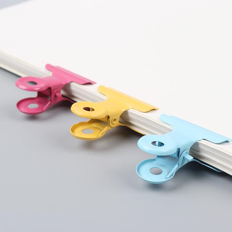 Kẹp giấy màu pastel, sử dụng kẹp dấu trang, kẹp giấy ,văn phòng phẩm sáng tạo tiện lợi PK1092