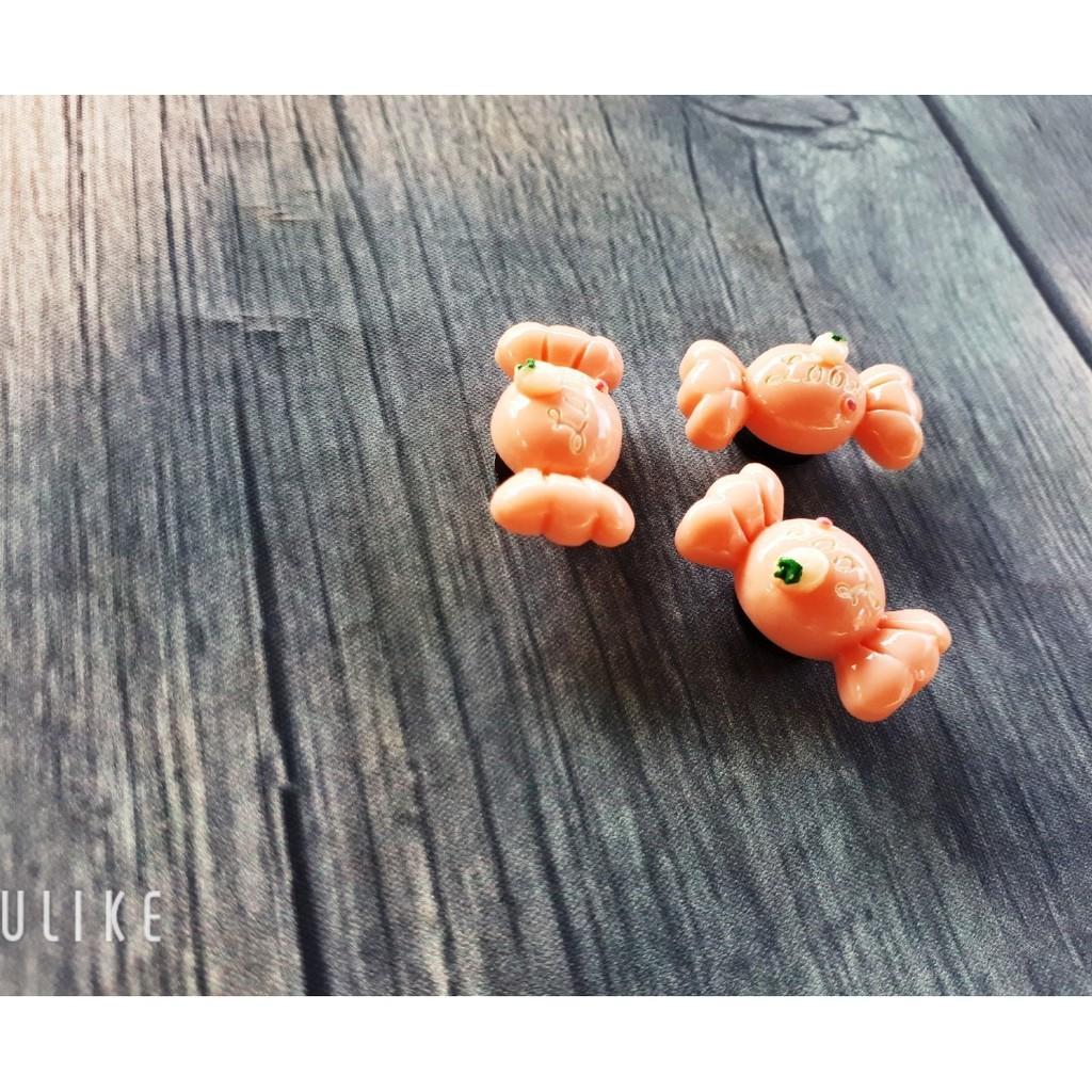 Jibbit/ stick kẹo nơ 3d gắn dép loại cứng