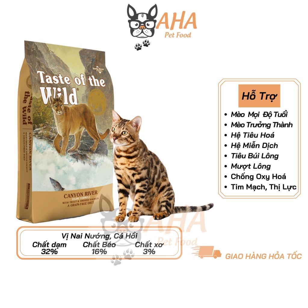 {Mới} Thức Ăn Cho Mèo Bengal Bao 500g Taste Of Wild Vị Chim Cút, Thịt Vịt, Rau Củ, Trái Cây Mượt Lông, Búi Lông