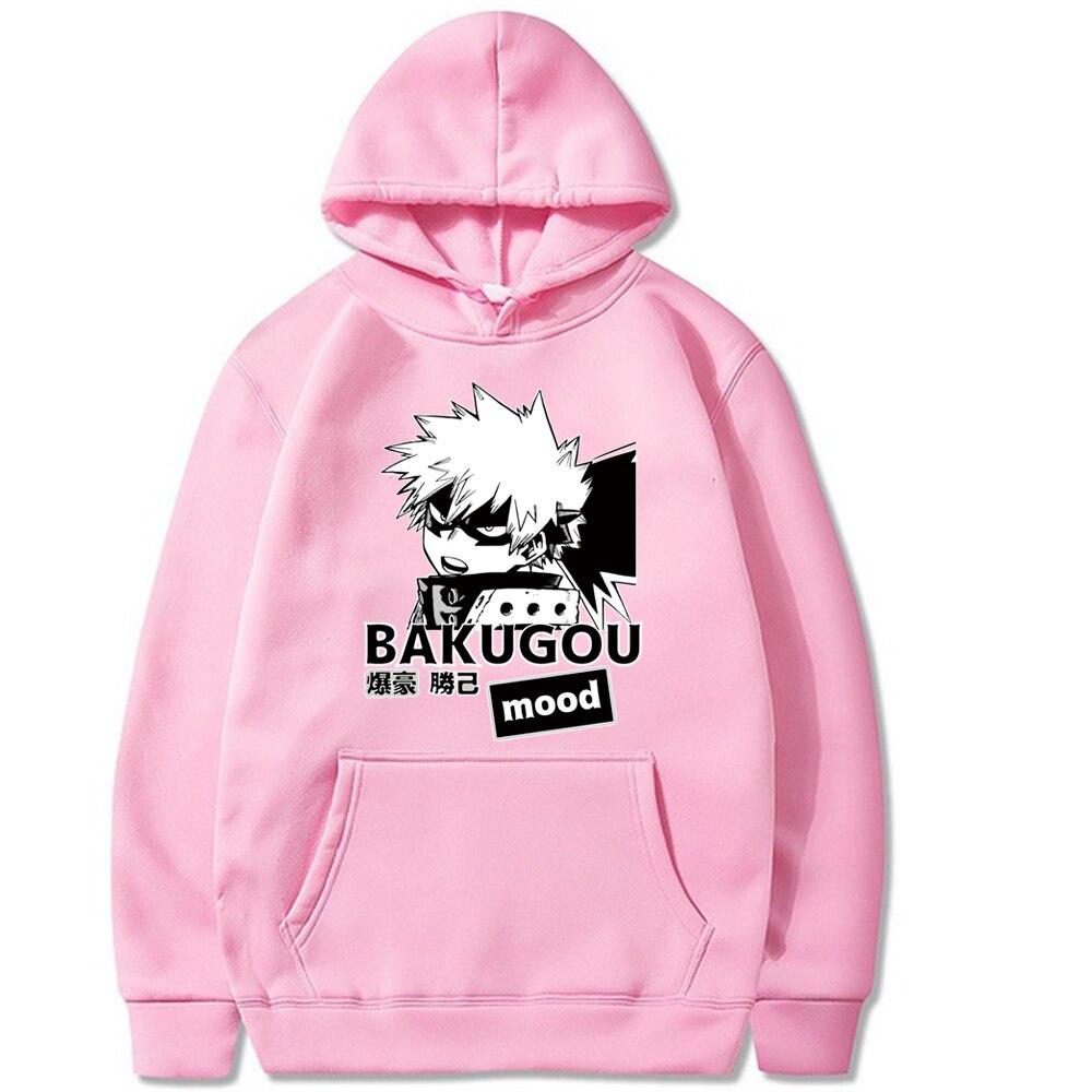 Áo Hoodie In Hình Anime My Hero Academia Bakugou Katsuki Thời Trang Thể Thao Unisex