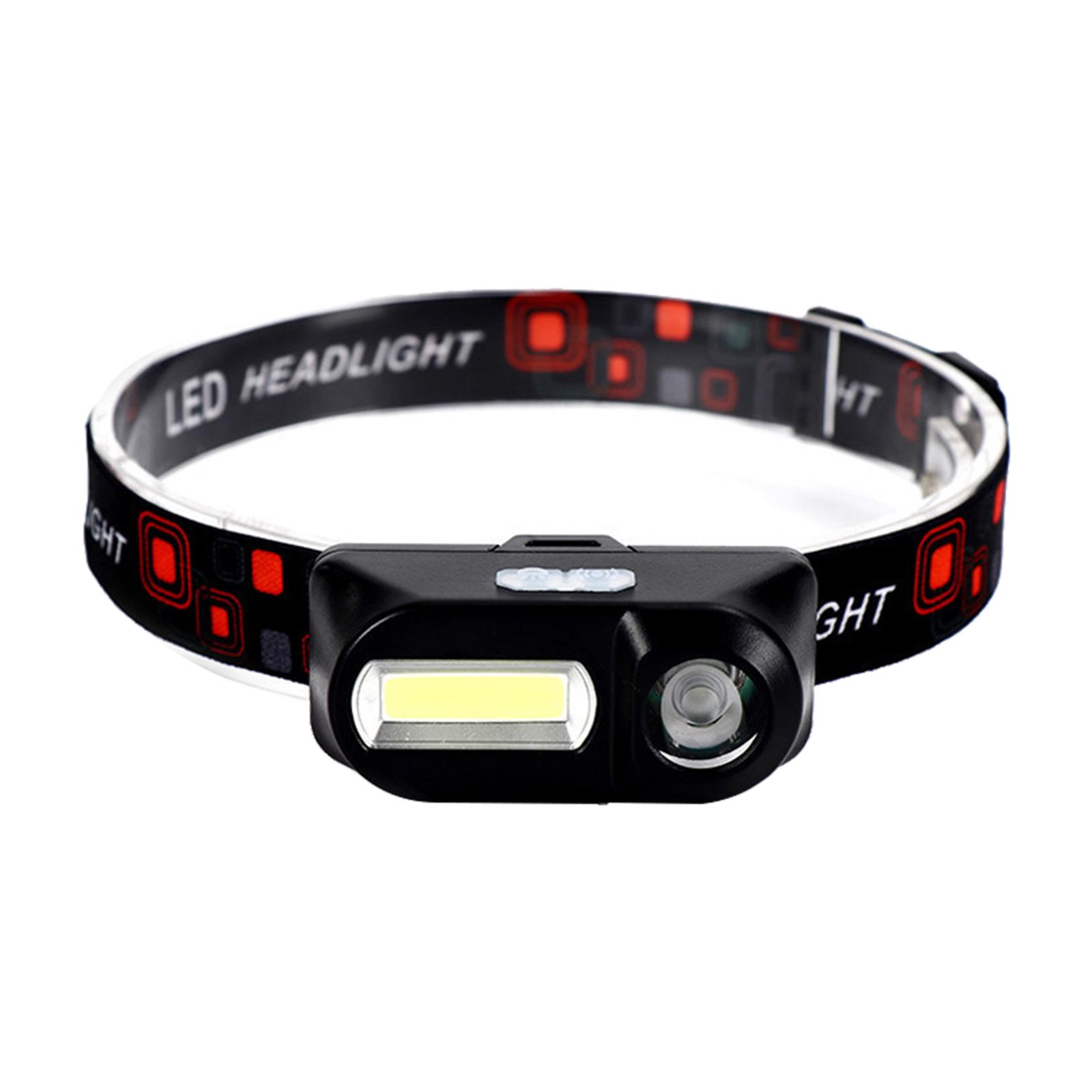 LED Outdoor Headlight Waterproof 6 Modes Outage Fishing Head Torch Headlamp