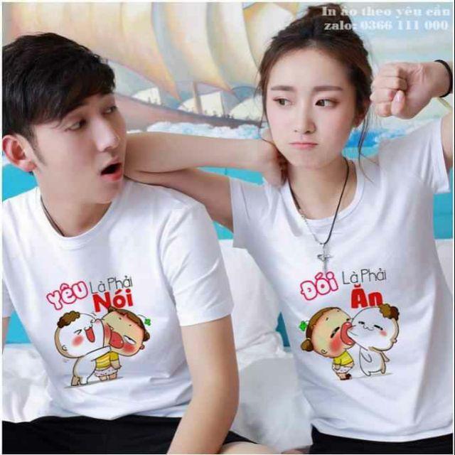 Áo đôi nam nữ tình yêu, quà sinh nhật