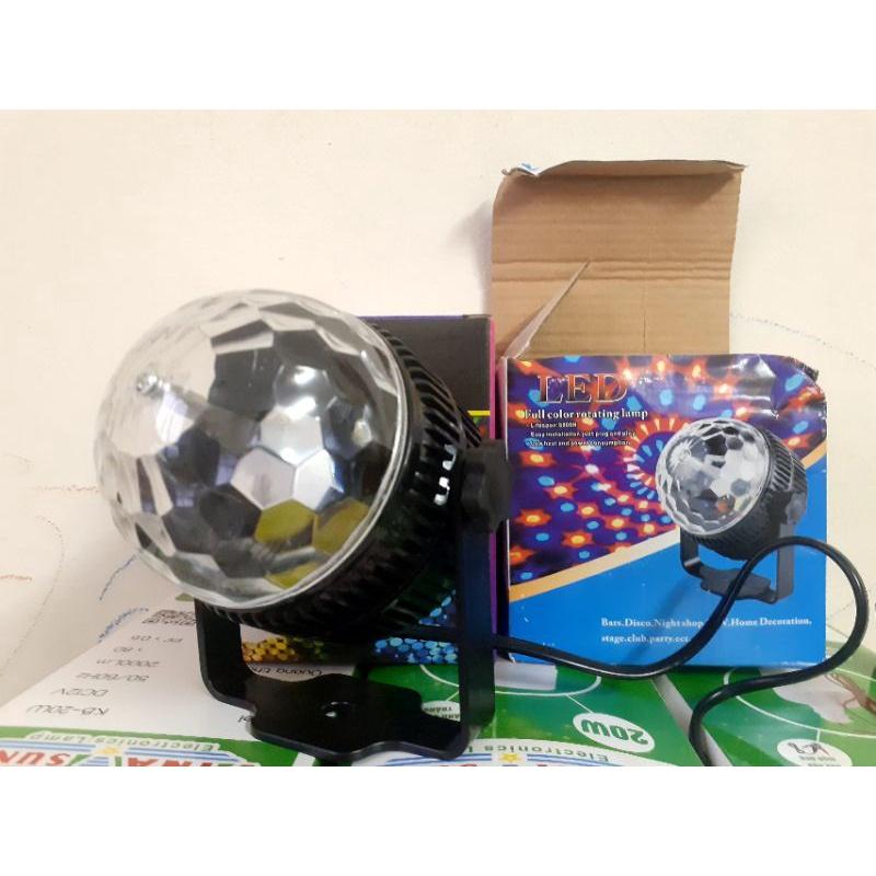 Đèn led nháy sân khấu 7 màu, quai treo đen