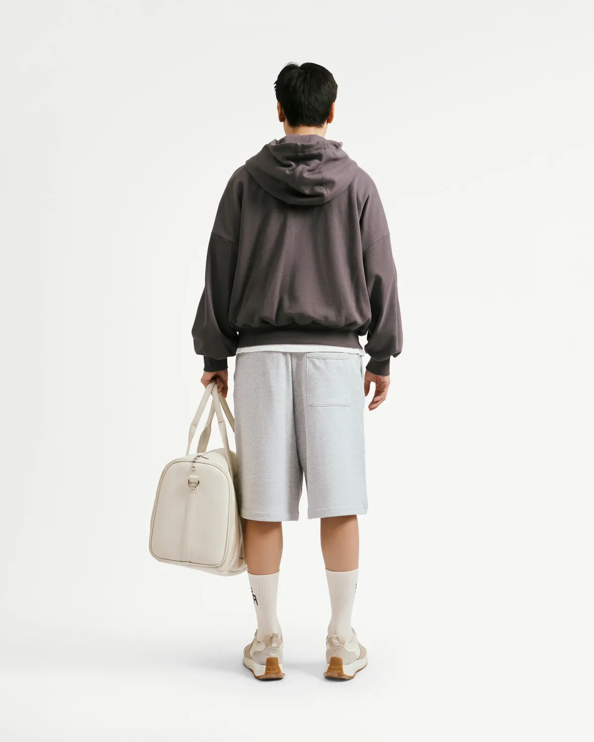 Áo hoodie nam vải nỉ Form Boxy - ROUTINE 10F25HOD001