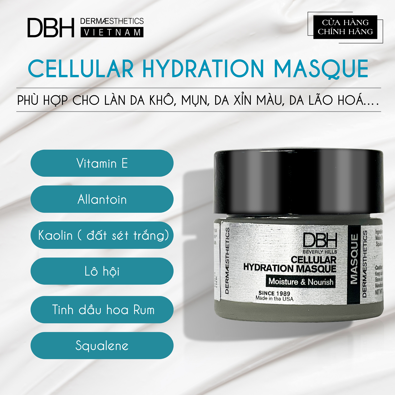 MẶT NẠ DƯỠNG ẨM CELLULAR HYDRATION MASQUE 28.35ML