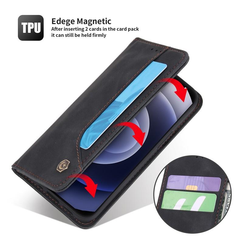 Samsung Phone Case A11 A21 A21S A31 A40 A41 A51 A60 A70 A71 Flip Magnetic Leather Case