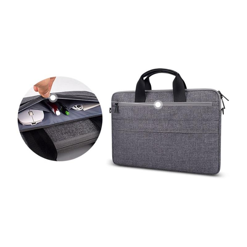 Nylon Túi Laptop 12 13 14 15.6 Inch Chống Nước Máy Tính Xách Tay Cặp Túi Cầm Tay Đeo Vai Nhiều Túi