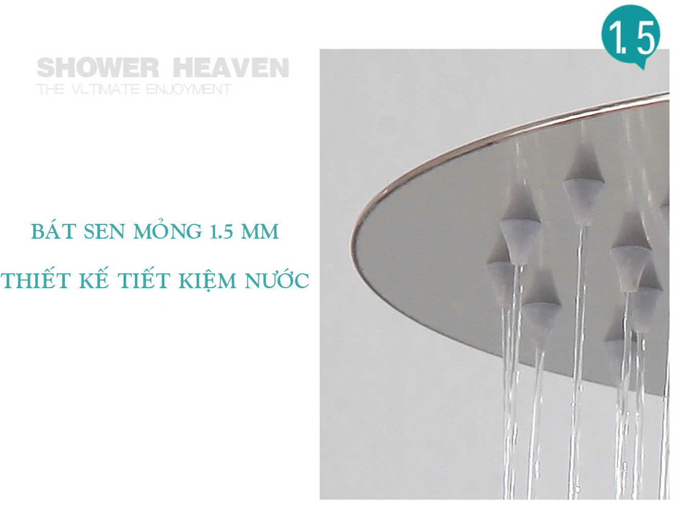 Bộ cây sen tắm nóng lạnh inox 304 KAMA NL12IN - HÀNG CHÍNH HÃNG