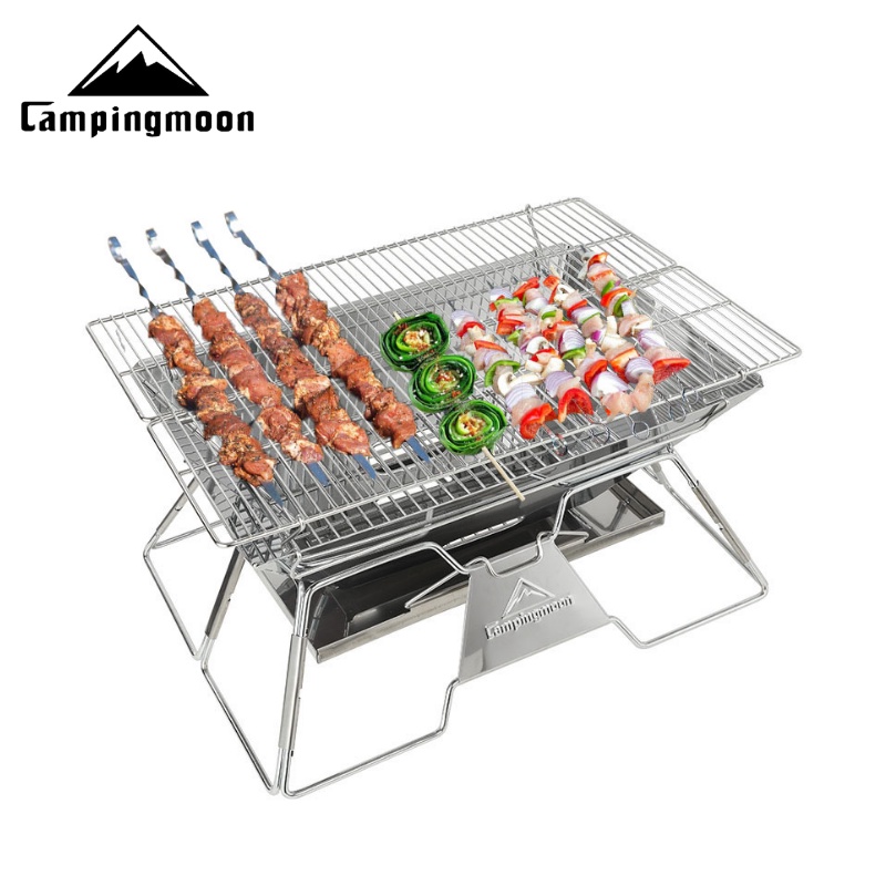 Bếp nướng than hoa dã ngoại gấp gọn Campingmoon MT-3