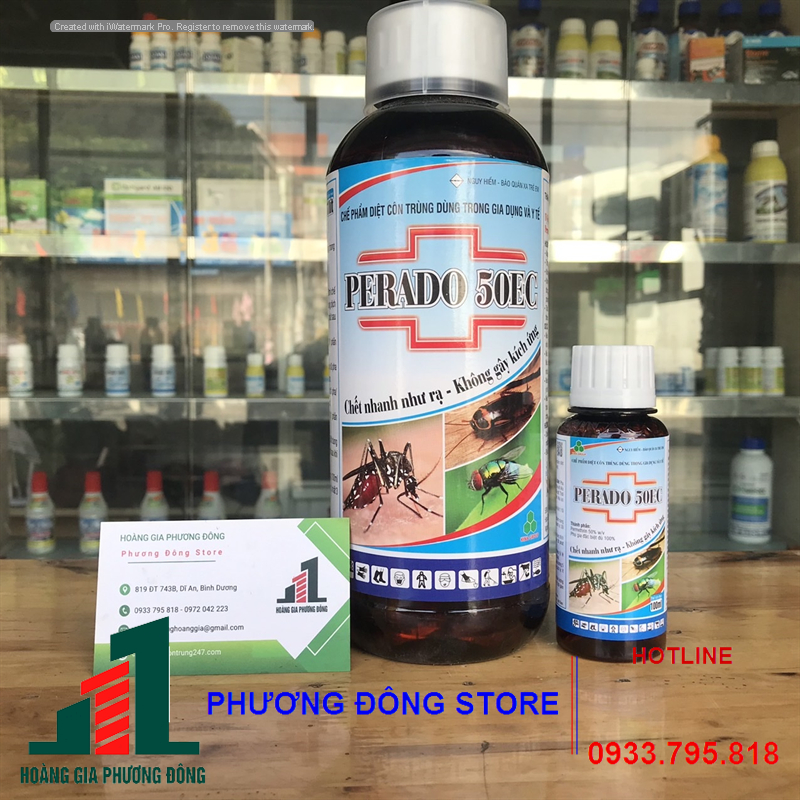 Thuốc diệt muỗi và côn trùng Perado 50EC- 100ml