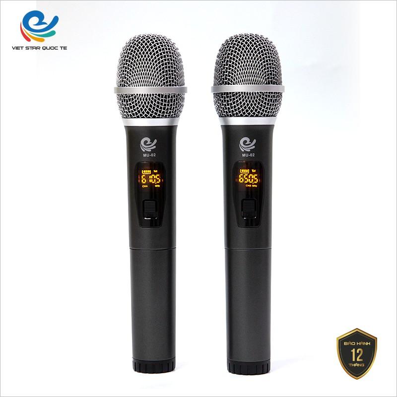 Micro Karaoke Không Dây Đa Năng Shubole MU02D Chuyên Dùng Cho Loa Hoặc Âm Ly