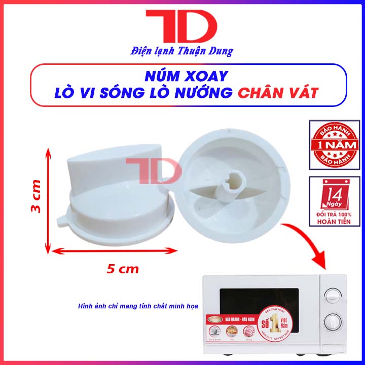Núm xoay lò vi sóng lò nướng chân vát loại đẹp - núm vặn xoay điều chỉnh chế độ lò vi sóng lò nướng, Điện lạnh Thuận Dung