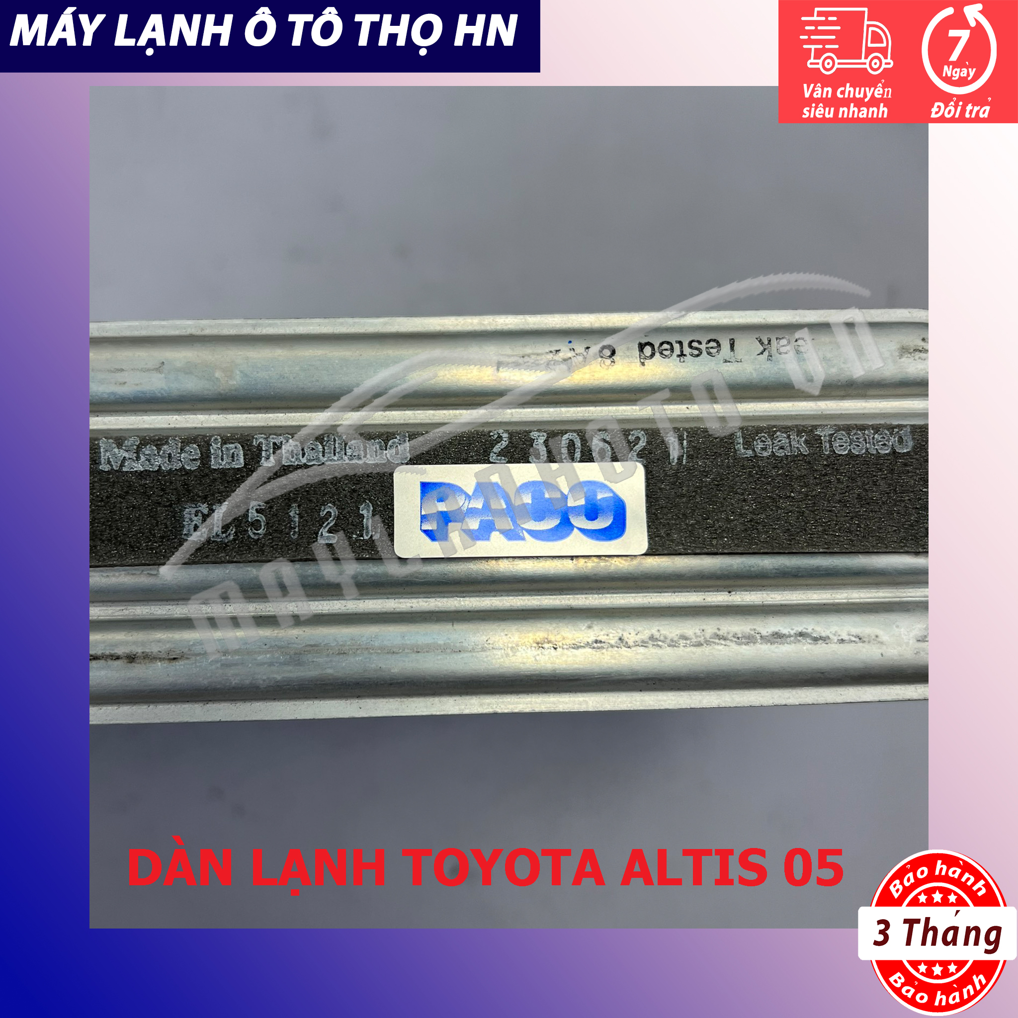 Dàn lạnh Toyota Corolla Altis 2003 2004 2005 2006 2007 Hàng xịn Thái Lan 03 04 05 06 07