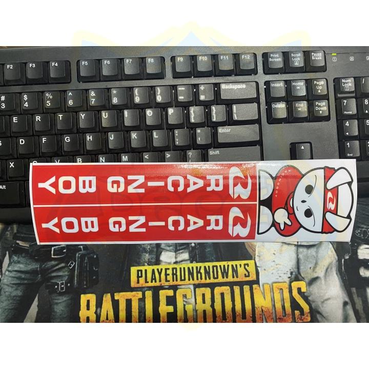 Tem dán phuộc xe máy racing boy