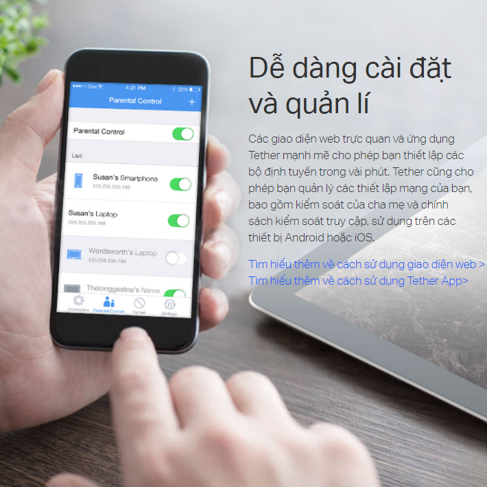 Router Wi-Fi Công suất cao tốc độ 300Mbps chuẩn N TL-WR841HP - Hàng Chính Hãng
