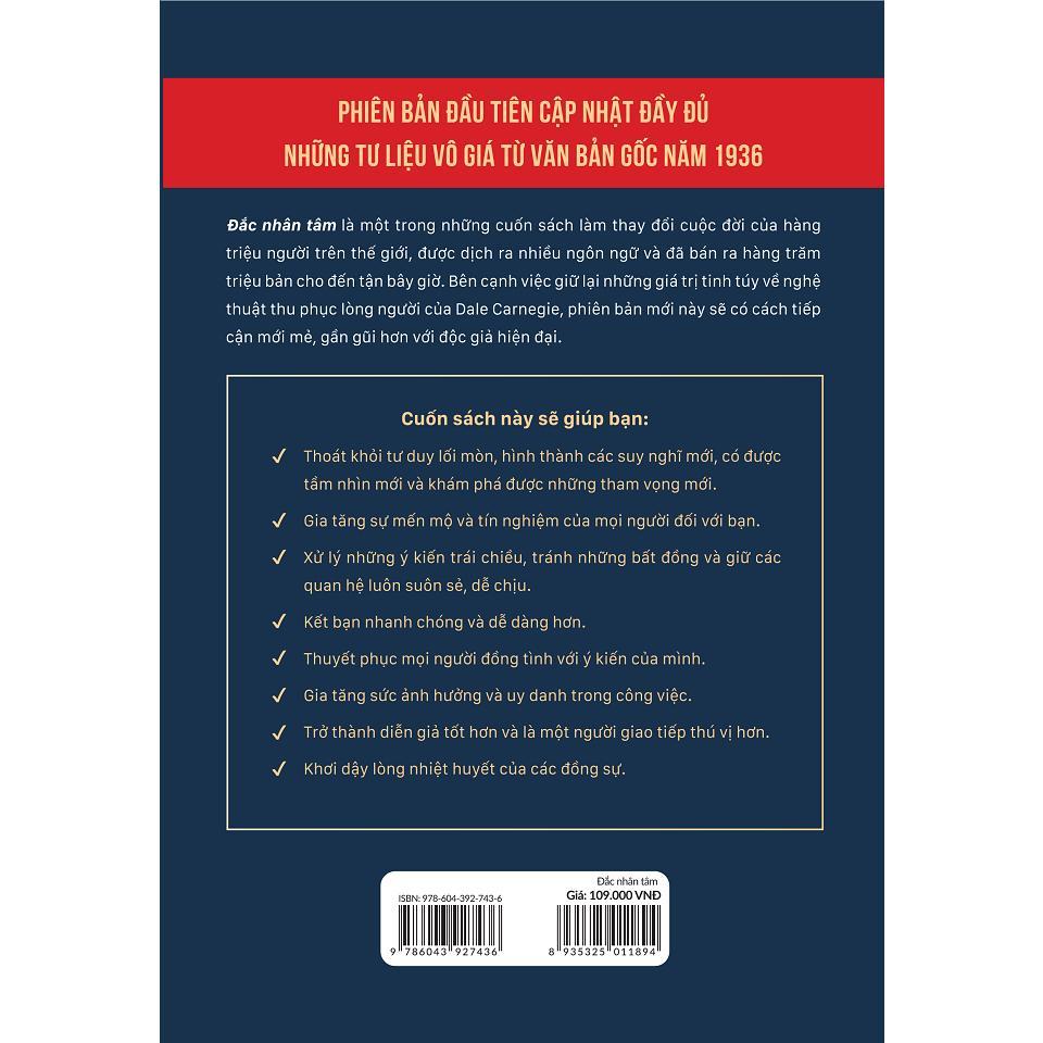 Sách Đắc Nhân Tâm  - Bản Quyền