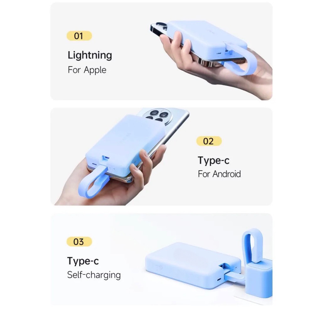 Sạc Dự Phòng Từ Tính Không Dây Đa Năng 10000mAh WEKOME WP-47 - Hỗ Trợ Sạc Nhanh PD 20W, Sạc Không Dây Từ Tính Max 15W - Hàng Chính Hãng