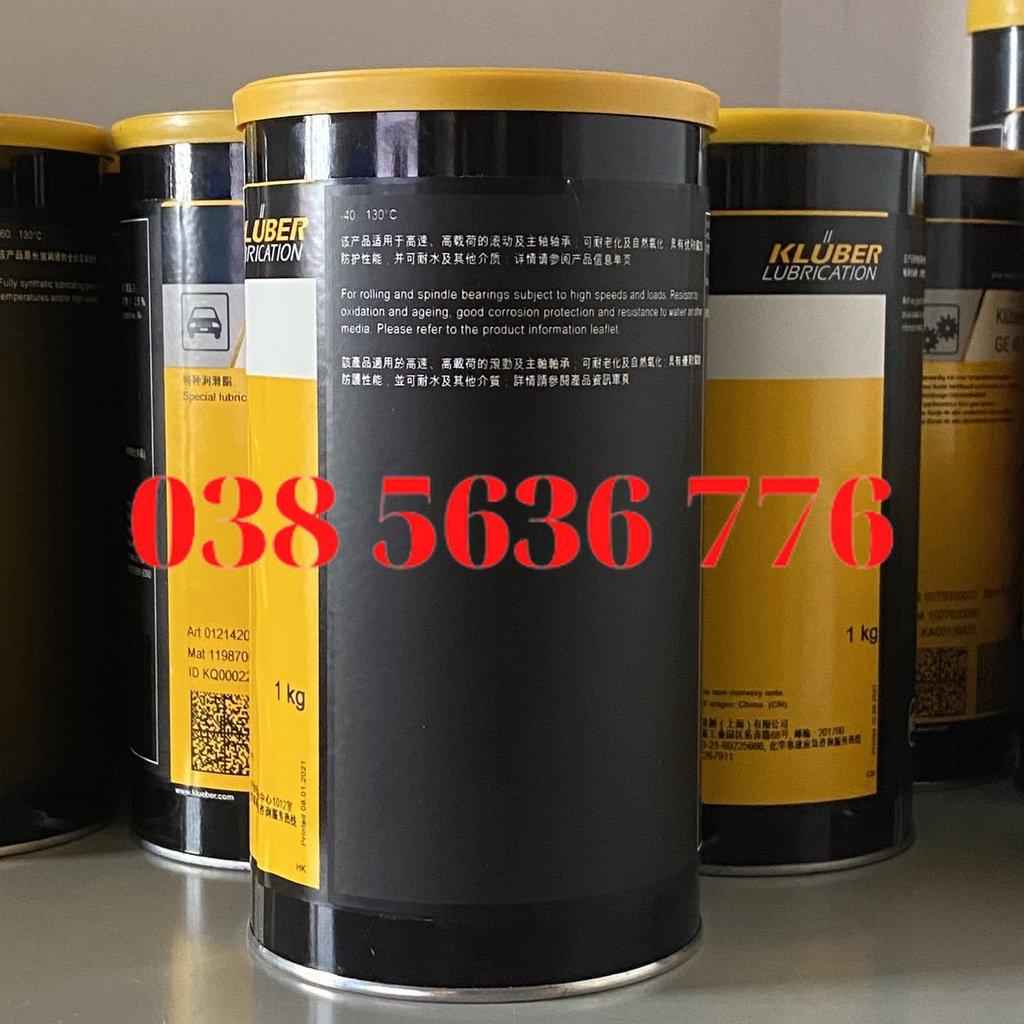 Kluber Isoflex Nbu15 Mỡ Cho Vòng Bi, Trục Chính Tốc Độ Cao 1Kg