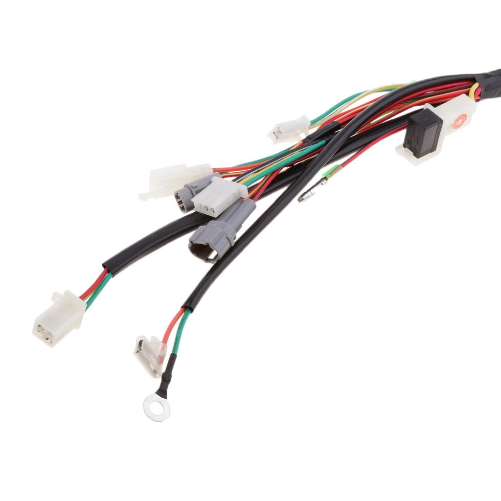 Wire Wiring Harness Loom Kit for Yamaha PW50 PW 50 Motorcycle Dirt Bike